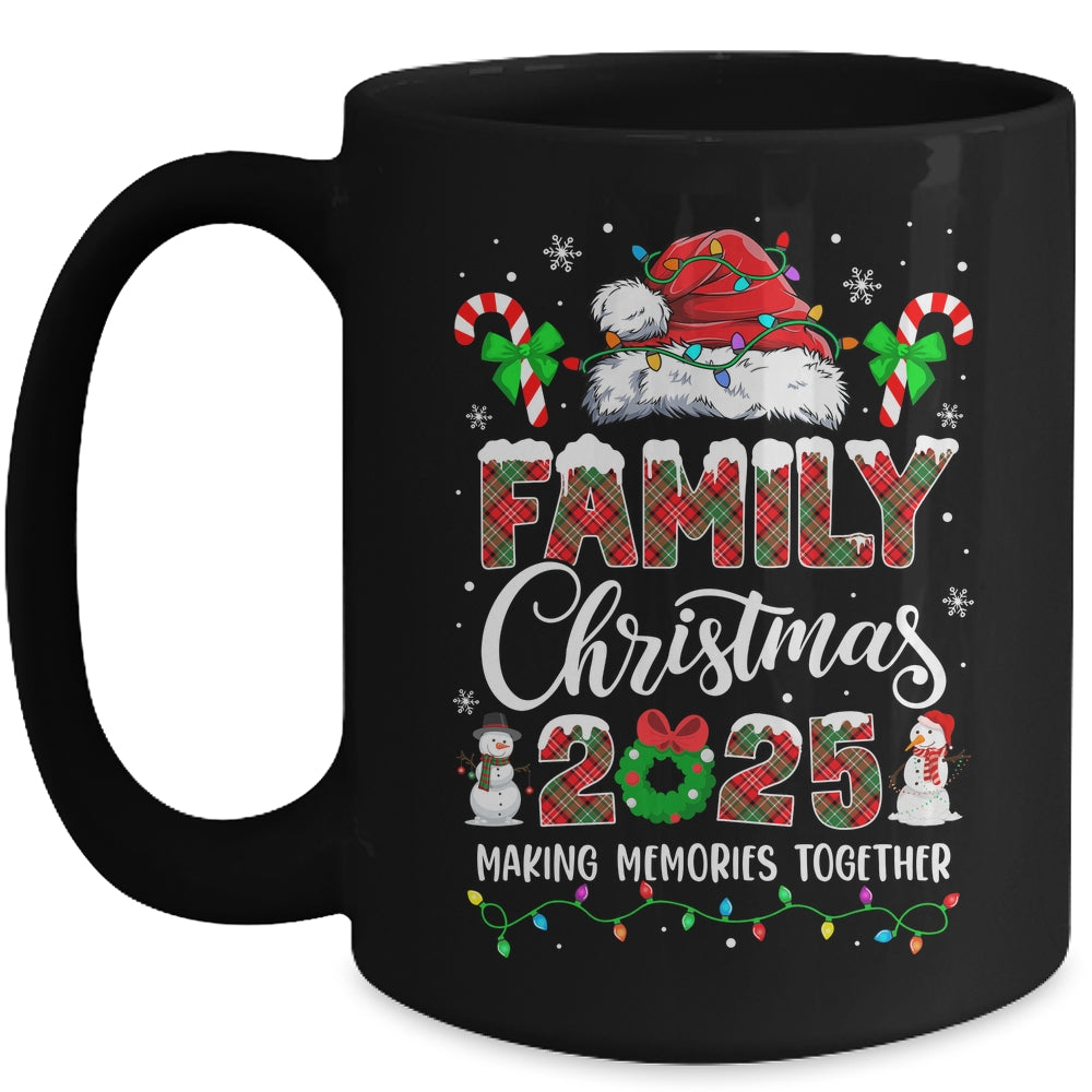 Family Christmas 2025 Funny Matching Squad Santa Elf Xmas Mug | siriusteestore