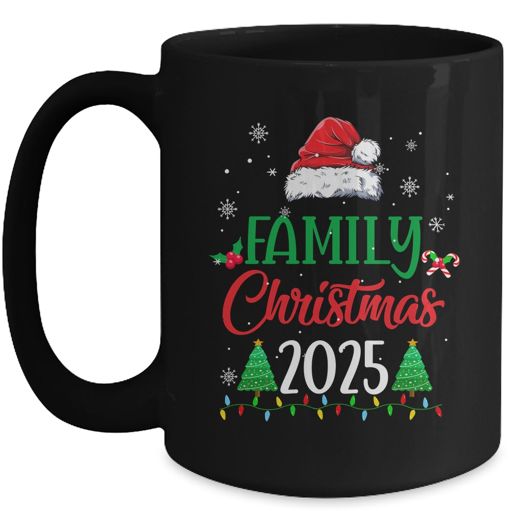 Family Christmas 2025 Matching Family Christmas Squad Santa Mug | siriusteestore