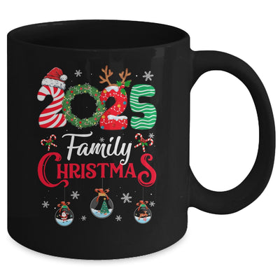 Family Christmas 2025 Merry Xmas Ball Light Garden Reindeer Mug | siriusteestore
