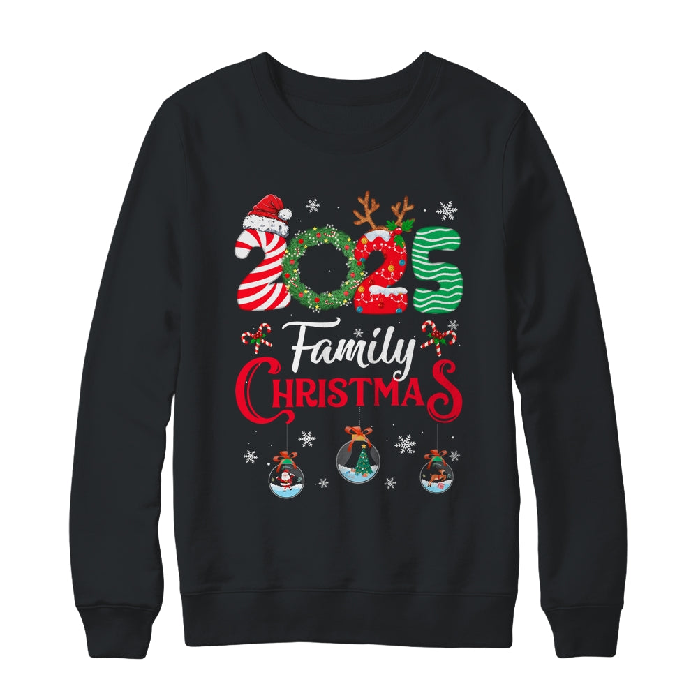 Family Christmas 2025 Merry Xmas Ball Light Garden Reindeer Shirt & Sweatshirt | siriusteestore