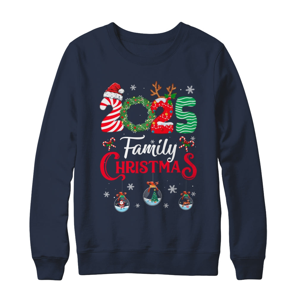 Family Christmas 2025 Merry Xmas Ball Light Garden Reindeer Shirt & Sweatshirt | siriusteestore