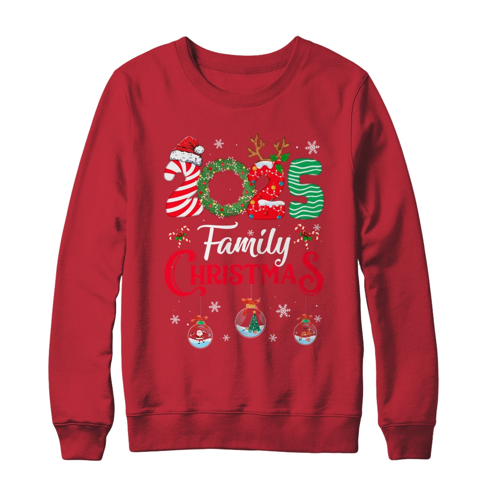 Family Christmas 2025 Merry Xmas Ball Light Garden Reindeer Shirt & Sweatshirt | siriusteestore