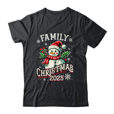 Family Christmas 2025 Snowman Family Matching Christmas Xmas Shirt & Sweatshirt | siriusteestore