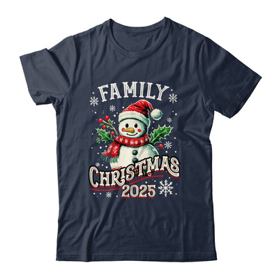 Family Christmas 2025 Snowman Family Matching Christmas Xmas Shirt & Sweatshirt | siriusteestore