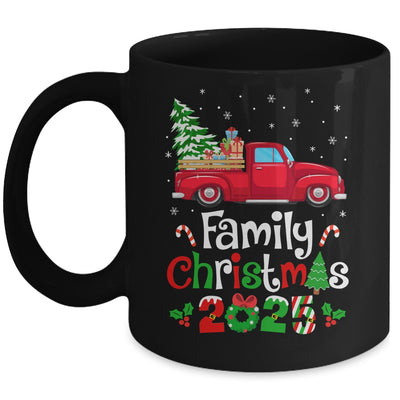 Family Christmas 2025 Truck Tree Squad Matching Xmas Team Mug | siriusteestore