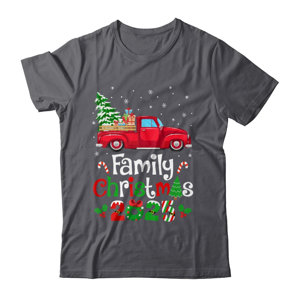 Family Christmas 2025 Truck Tree Squad Matching Xmas Team Shirt & Sweatshirt | siriusteestore