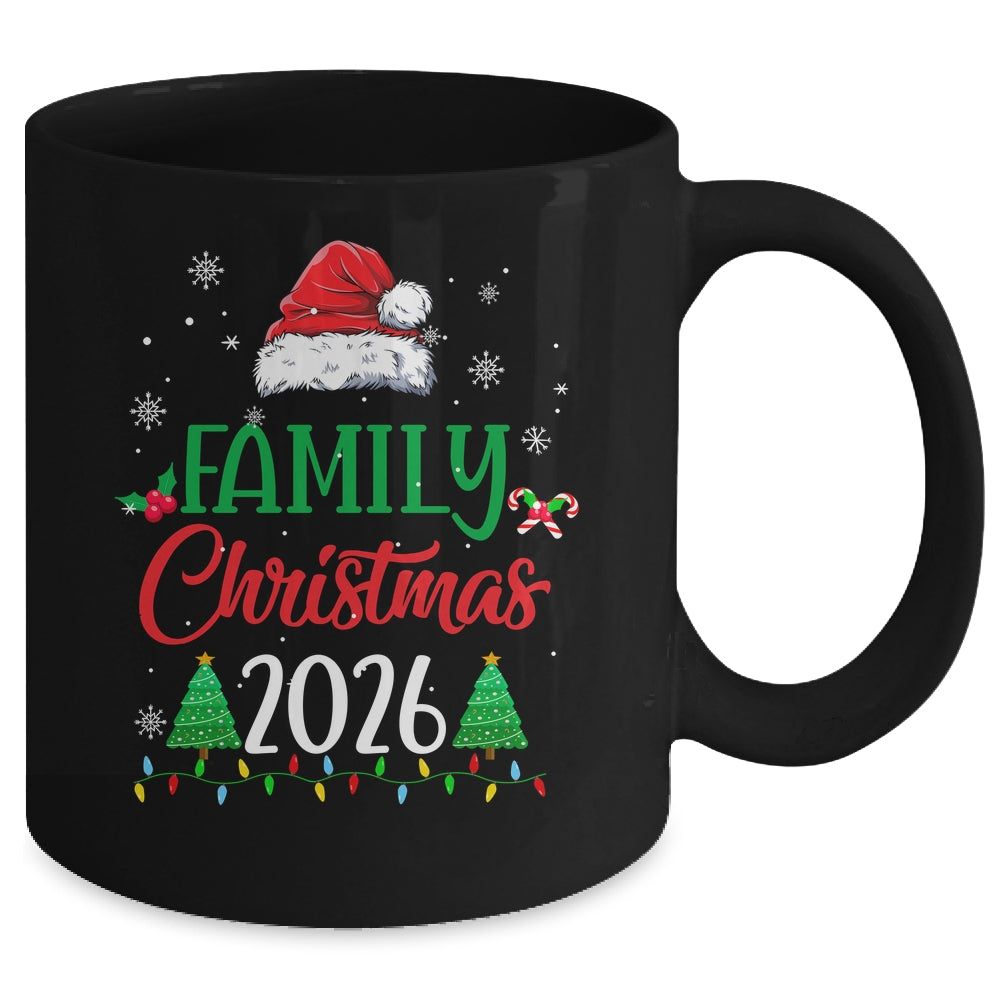 Family Christmas 2026 Matching Family Christmas Squad Santa Mug | siriusteestore