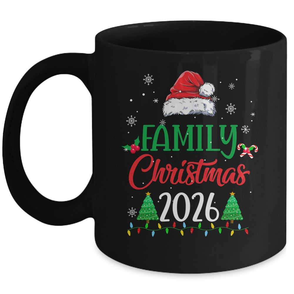 Family Christmas 2026 Matching Family Christmas Squad Santa Mug | siriusteestore
