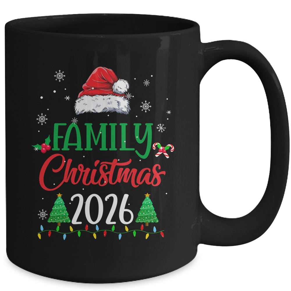 Family Christmas 2026 Matching Family Christmas Squad Santa Mug | siriusteestore