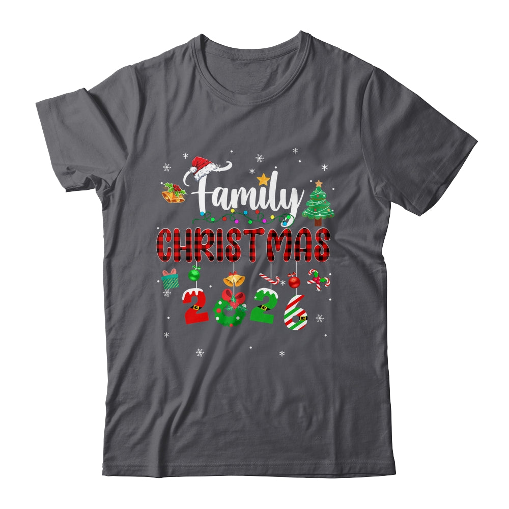Family Christmas 2026 Matching Red Plaid Squad Santa Shirt & Sweatshirt | siriusteestore