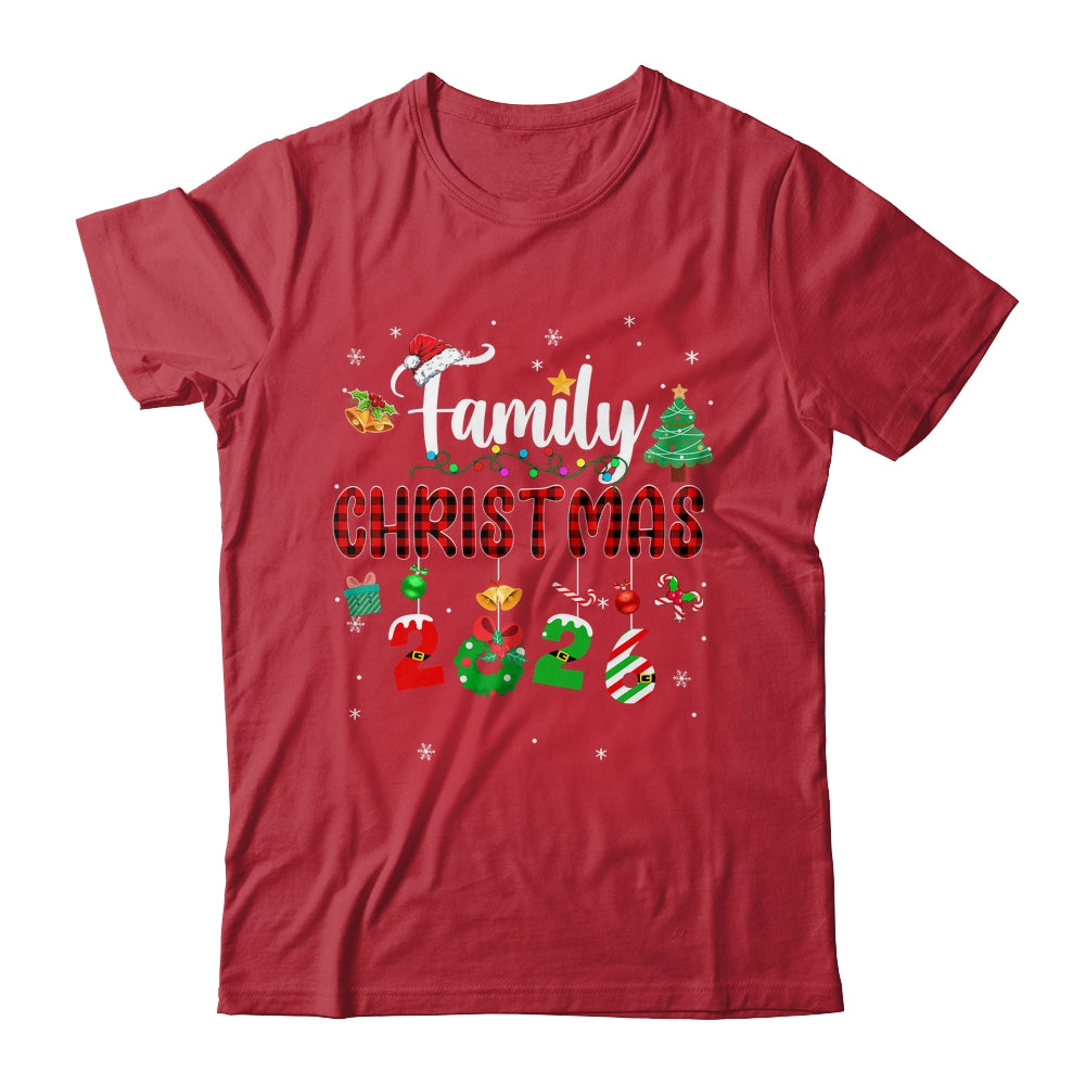 Family Christmas 2026 Matching Red Plaid Squad Santa Shirt & Sweatshirt | siriusteestore