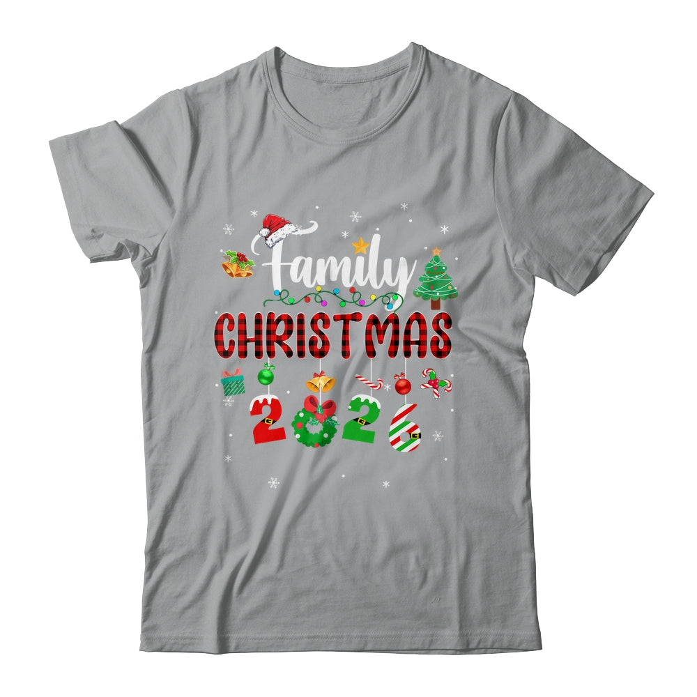 Family Christmas 2026 Matching Red Plaid Squad Santa Shirt & Sweatshirt | siriusteestore