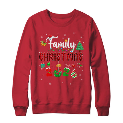 Family Christmas 2026 Matching Red Plaid Squad Santa Shirt & Sweatshirt | siriusteestore