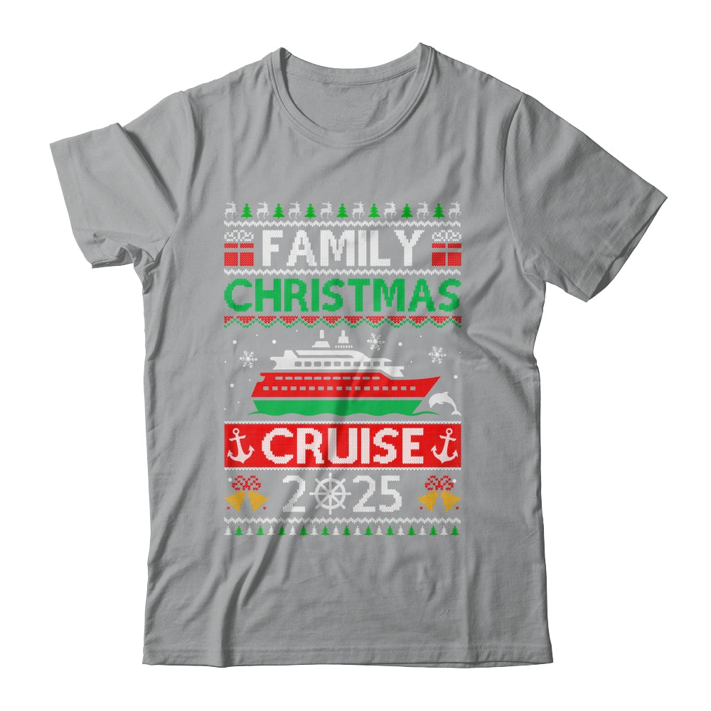 Family Christmas Cruise 2025 Family Cruise Squad Matching Shirt & Sweatshirt | siriusteestore