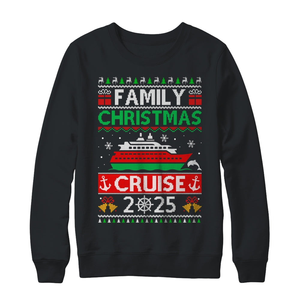 Family Christmas Cruise 2025 Family Cruise Squad Matching Shirt & Sweatshirt | siriusteestore