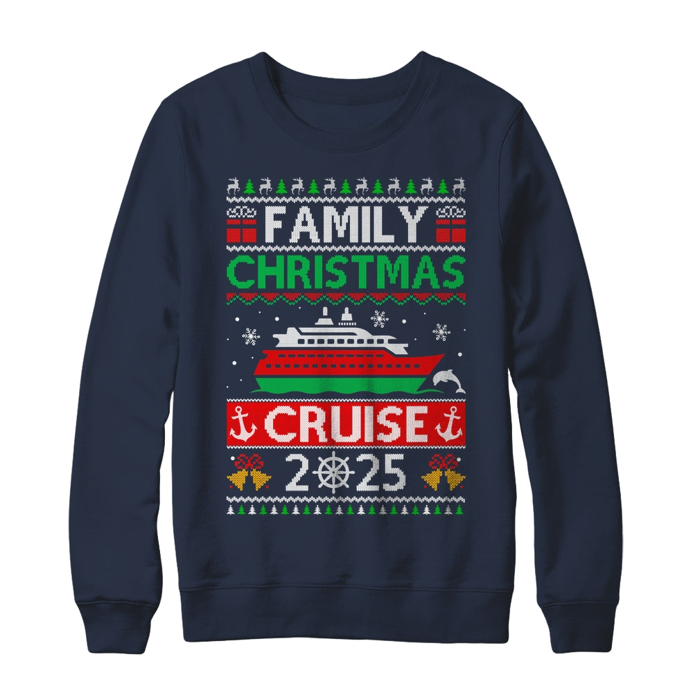 Family Christmas Cruise 2025 Family Cruise Squad Matching Shirt & Sweatshirt | siriusteestore