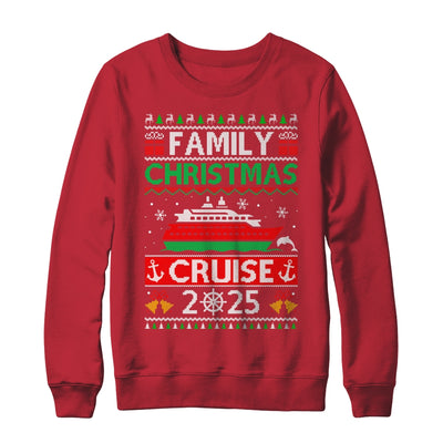 Family Christmas Cruise 2025 Family Cruise Squad Matching Shirt & Sweatshirt | siriusteestore