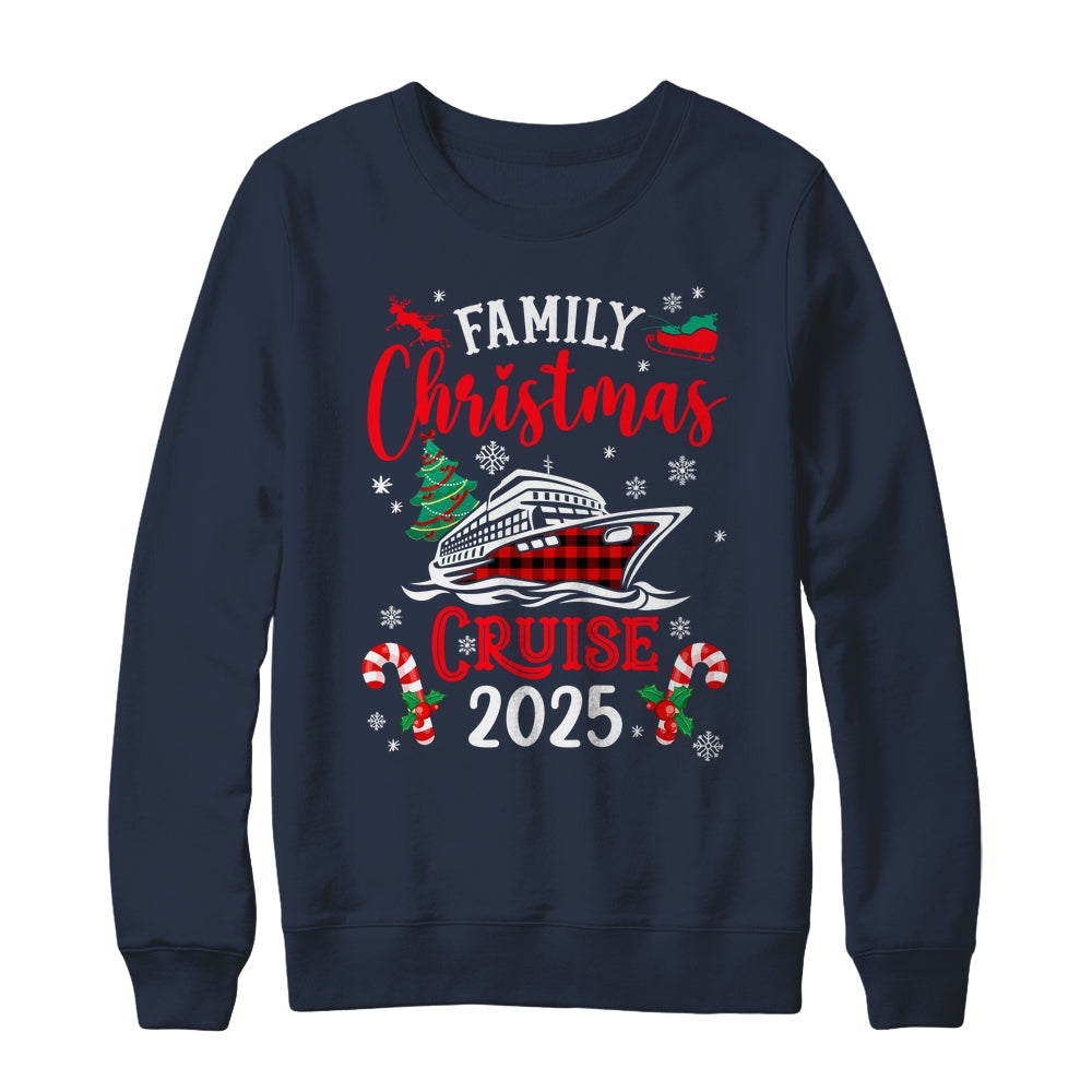Family Christmas Cruise 2025 Family Matching Merry Christmas Shirt & Sweatshirt | siriusteestore