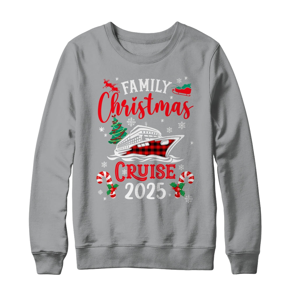 Family Christmas Cruise 2025 Family Matching Merry Christmas Shirt & Sweatshirt | siriusteestore