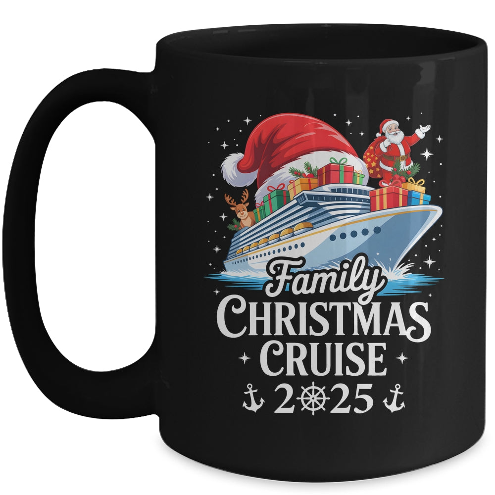 Family Christmas Cruise 2025 Matching Family Cruise Holiday Mug | siriusteestore