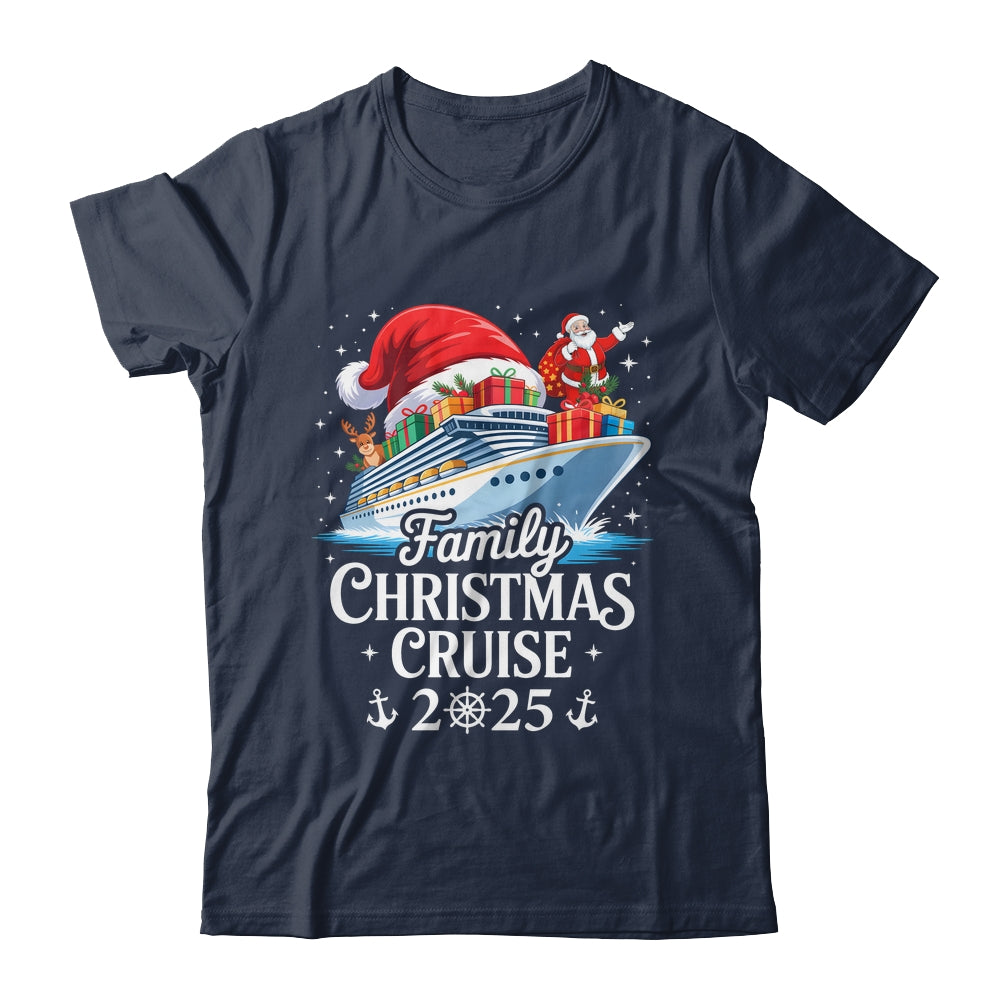Family Christmas Cruise 2025 Matching Family Cruise Holiday Shirt & Sweatshirt | siriusteestore