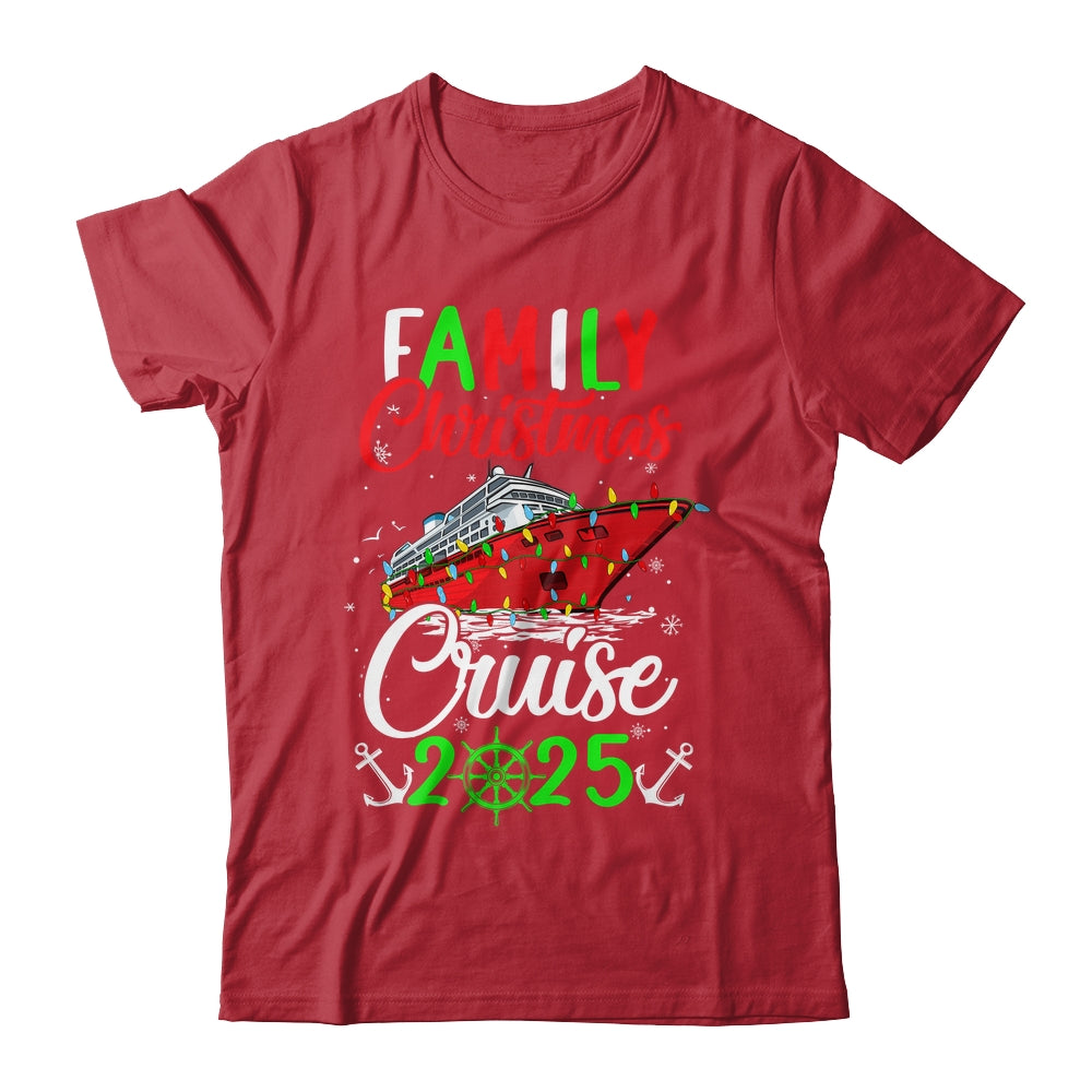 Family Christmas Cruise 2025 Squad Xmas Funny Cruising Lover Shirt & Sweatshirt | siriusteestore