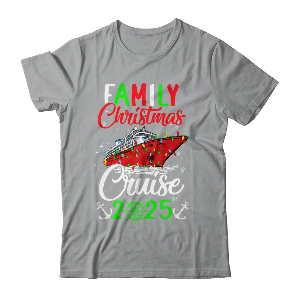 Family Christmas Cruise 2025 Squad Xmas Funny Cruising Lover Shirt & Sweatshirt | siriusteestore