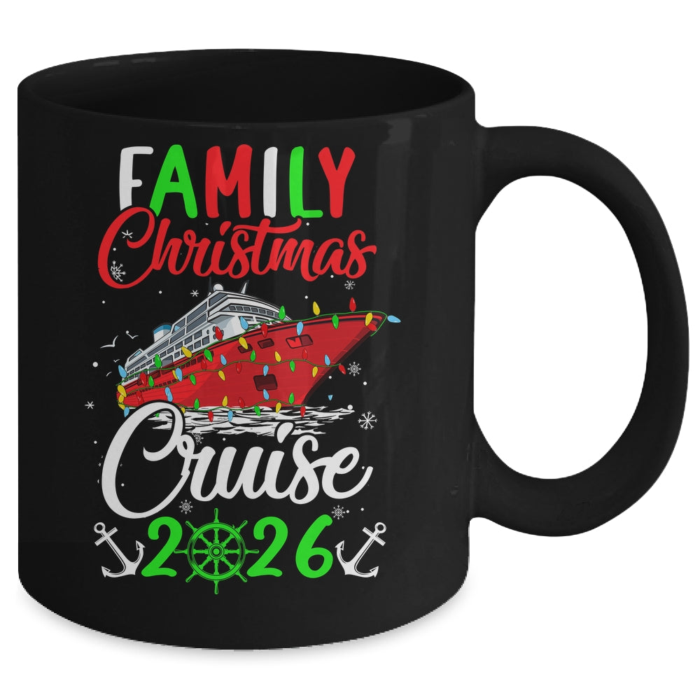 Family Christmas Cruise 2026 Squad Xmas Funny Cruising Lover Mug | siriusteestore