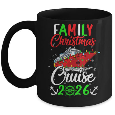Family Christmas Cruise 2026 Squad Xmas Funny Cruising Lover Mug | siriusteestore
