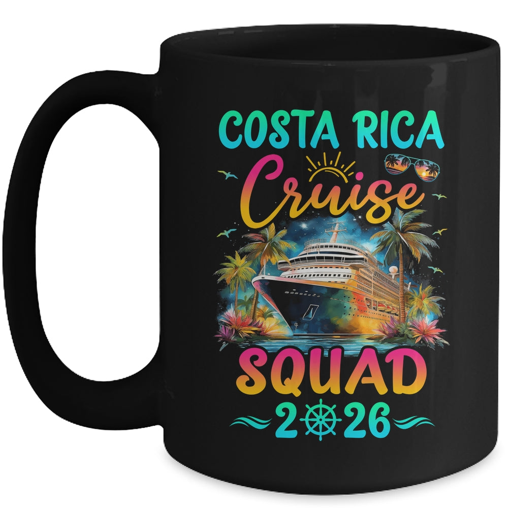 Family Costa Rica Cruise Squad 2026 Summer Vacation Matching Mug | siriusteestore