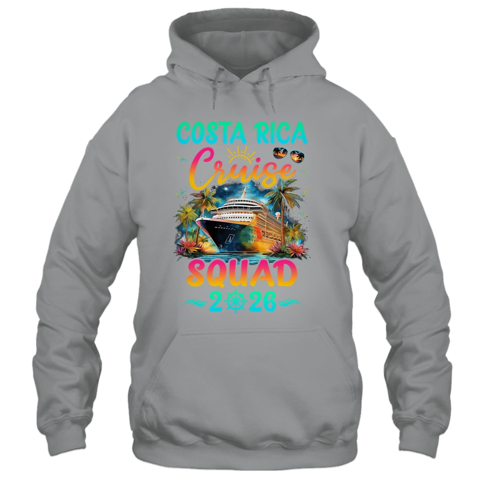 Family Costa Rica Cruise Squad 2026 Summer Vacation Matching Shirt & Tank Top | siriusteestore