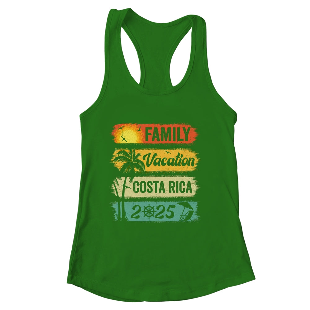 Family Costa Rica Vacation 2025 Funny Matching Group Family Shirt & Tank Top | siriusteestore