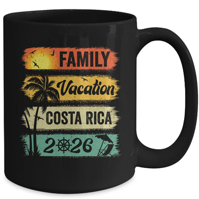 Family Costa Rica Vacation 2026 Funny Matching Group Family Mug | siriusteestore