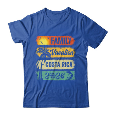 Family Costa Rica Vacation 2026 Funny Matching Group Family Shirt & Tank Top | siriusteestore