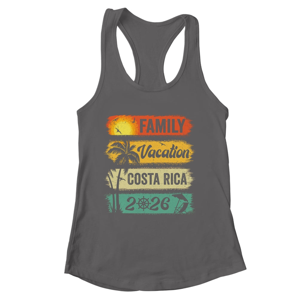 Family Costa Rica Vacation 2026 Funny Matching Group Family Shirt & Tank Top | siriusteestore