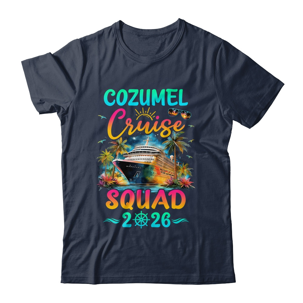 Family Cozumel Cruise Squad 2026 Summer Vacation Matching Shirt & Tank Top | siriusteestore