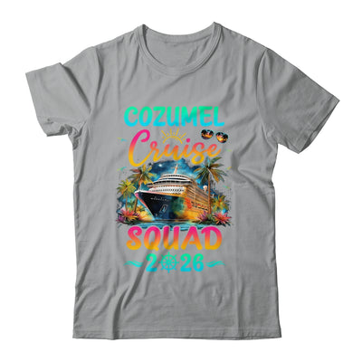 Family Cozumel Cruise Squad 2026 Summer Vacation Matching Shirt & Tank Top | siriusteestore