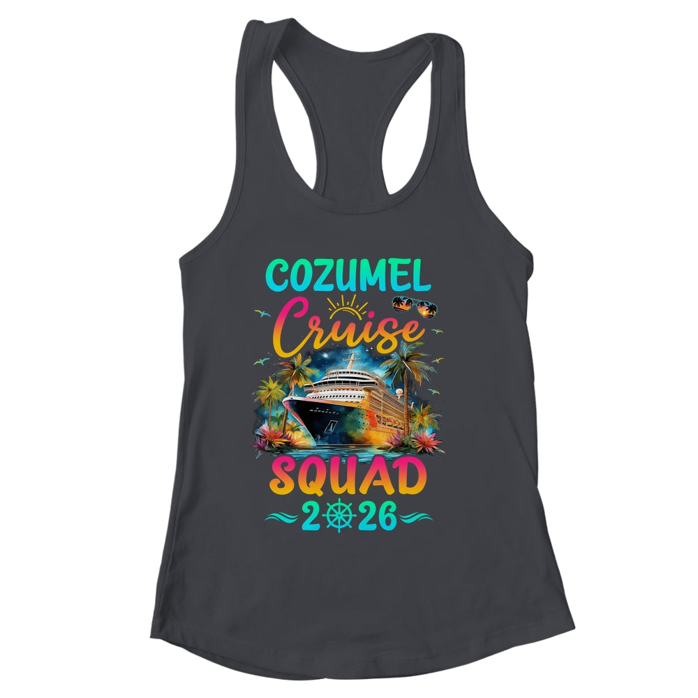 Family Cozumel Cruise Squad 2026 Summer Vacation Matching Shirt & Tank Top | siriusteestore