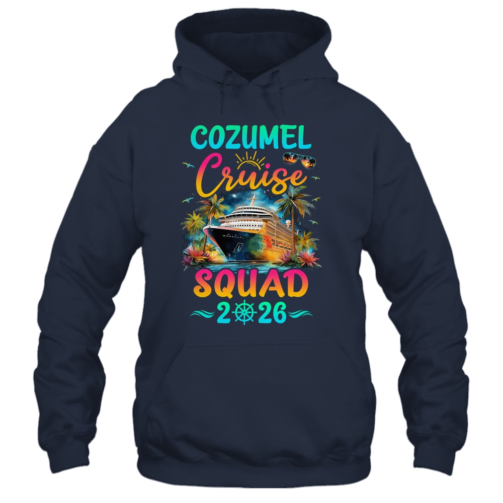 Family Cozumel Cruise Squad 2026 Summer Vacation Matching Shirt & Tank Top | siriusteestore