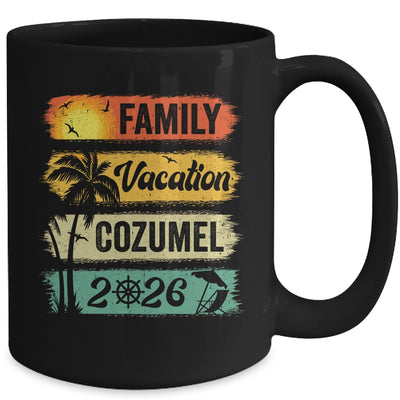 Family Cozumel Vacation 2026 Funny Matching Group Family Mug | siriusteestore
