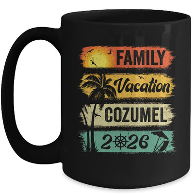Family Cozumel Vacation 2026 Funny Matching Group Family Mug | siriusteestore