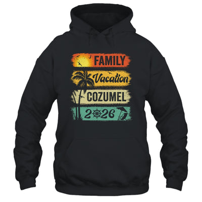 Family Cozumel Vacation 2026 Funny Matching Group Family Shirt & Tank Top | siriusteestore