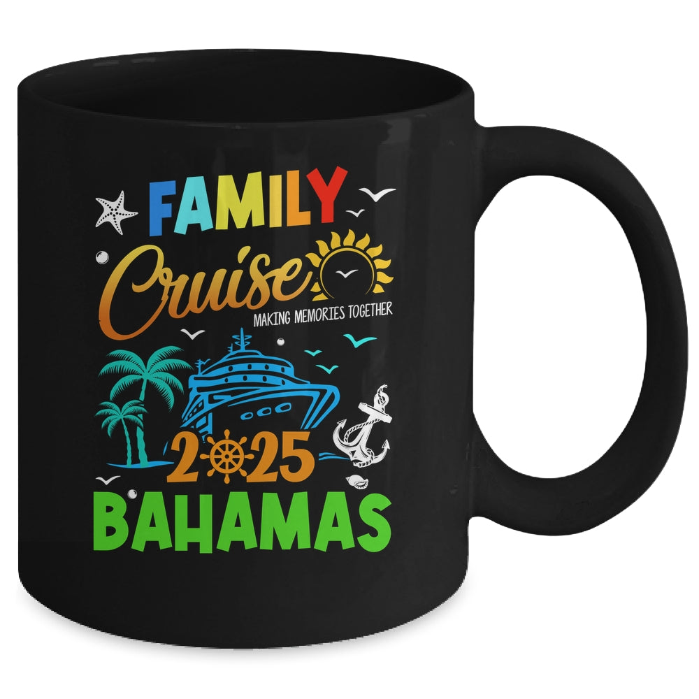 Family Cruise 2025 Bahamas Cruising Together Squad Matching Mug | siriusteestore