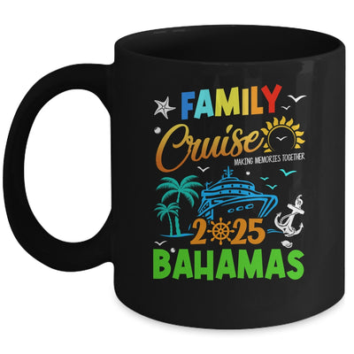 Family Cruise 2025 Bahamas Cruising Together Squad Matching Mug | siriusteestore