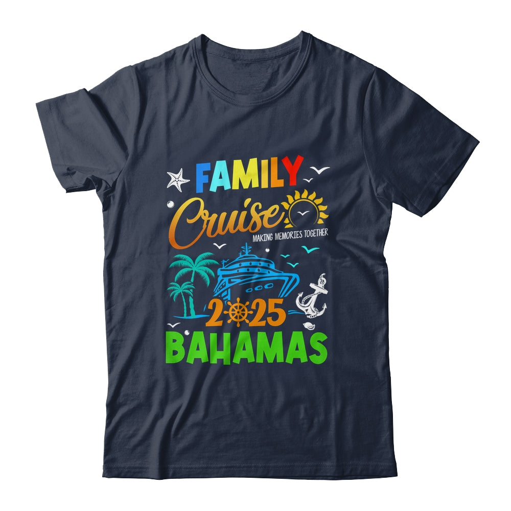 Family Cruise 2025 Bahamas Cruising Together Squad Matching Shirt & Tank Top | siriusteestore