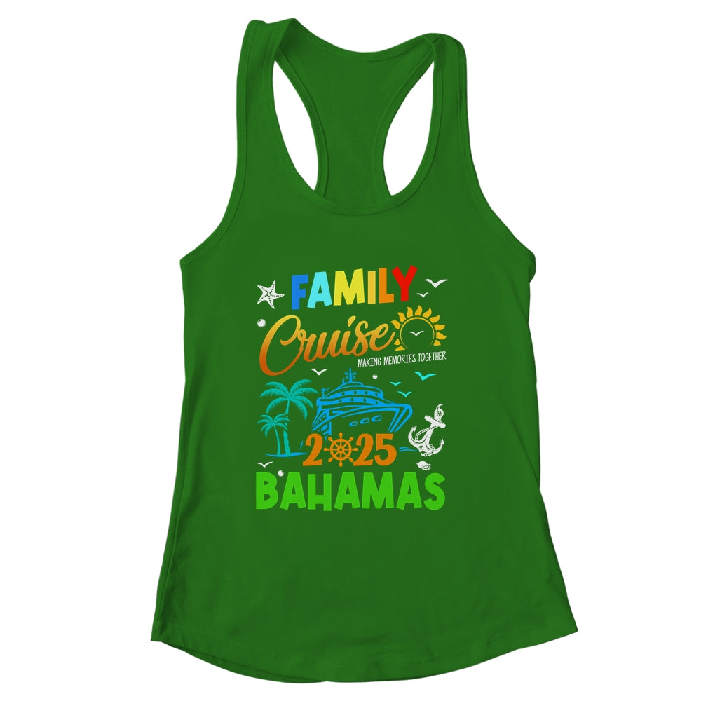 Family Cruise 2025 Bahamas Cruising Together Squad Matching Shirt & Tank Top | siriusteestore