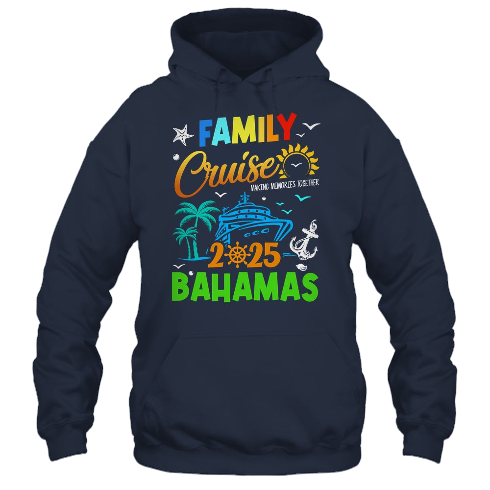Family Cruise 2025 Bahamas Cruising Together Squad Matching Shirt & Tank Top | siriusteestore