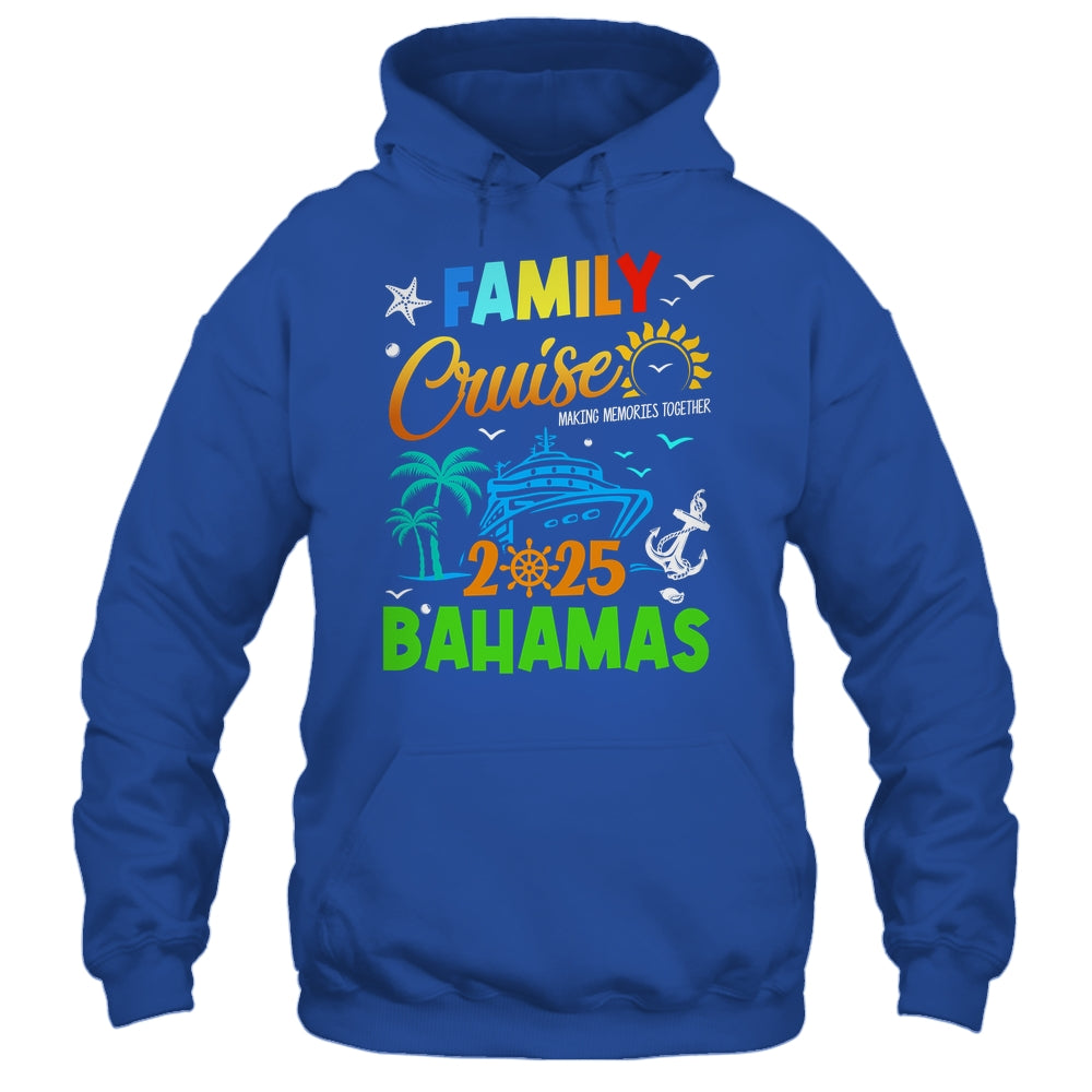 Family Cruise 2025 Bahamas Cruising Together Squad Matching Shirt & Tank Top | siriusteestore