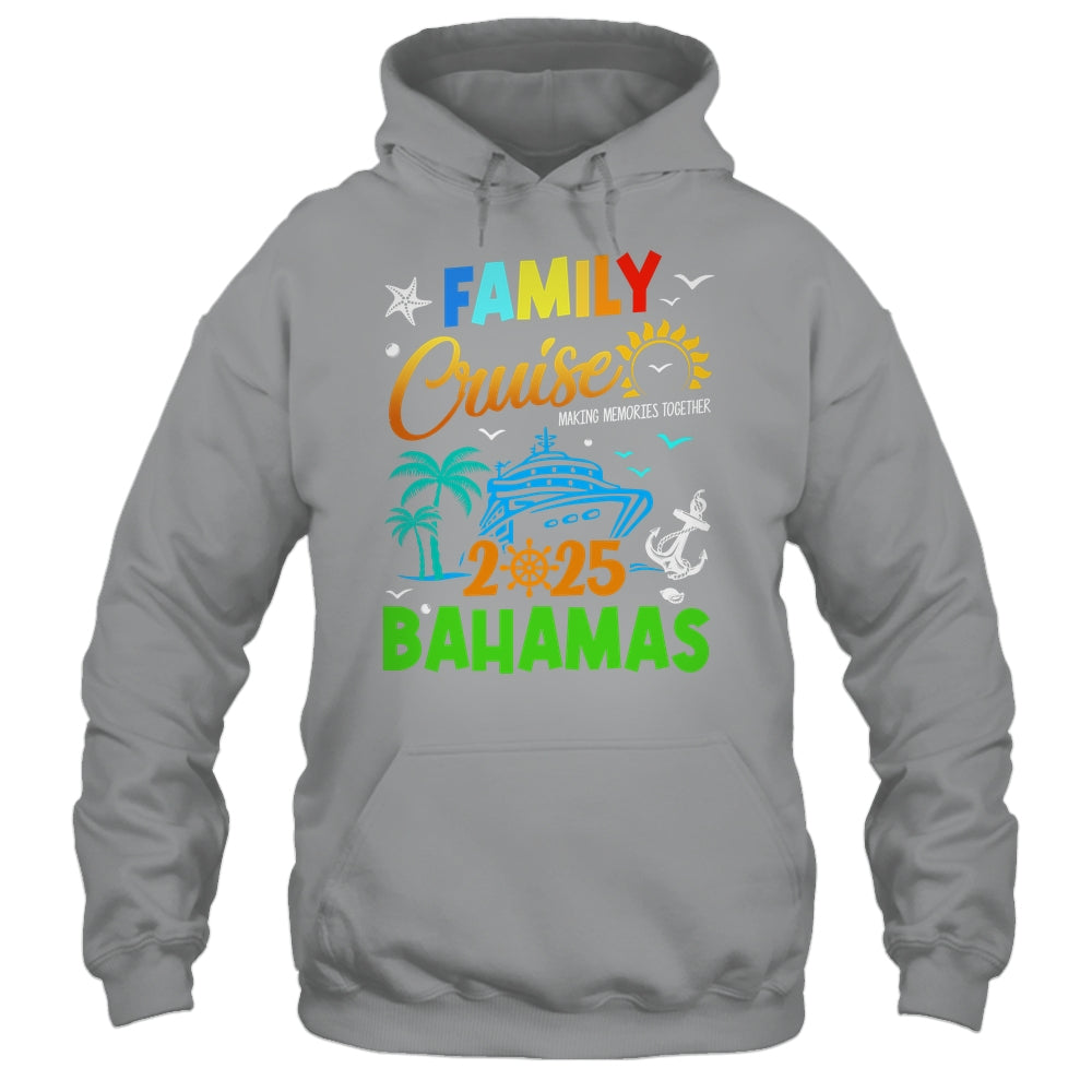 Family Cruise 2025 Bahamas Cruising Together Squad Matching Shirt & Tank Top | siriusteestore