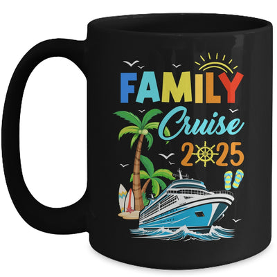Family Cruise 2025 Funny Summer Vacation Cruise Ship Lover Mug | siriusteestore
